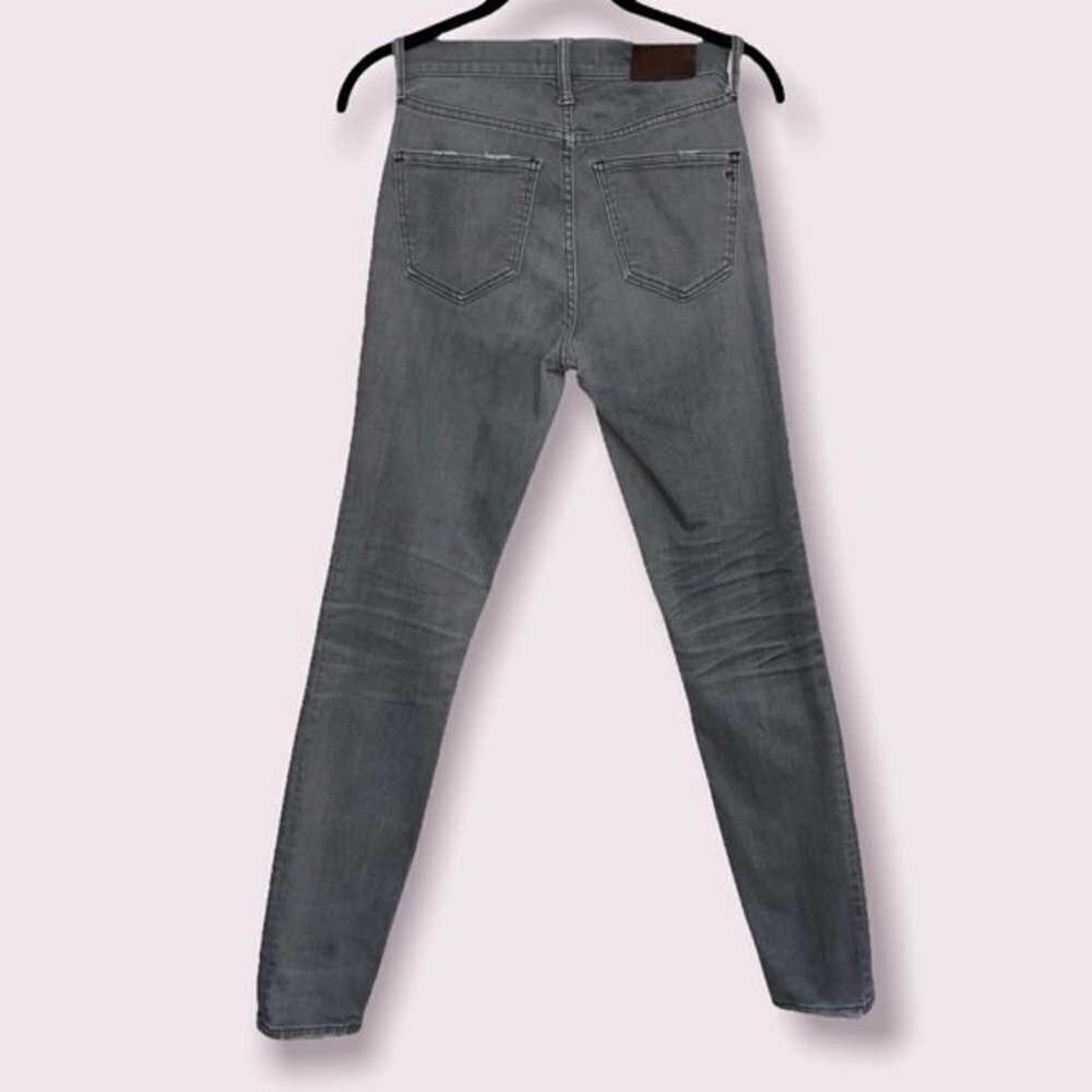 Madewell High Riser Skinny Jeans Light Grey Denim Causal Coastal Womens Size 24 - Picture 4 of 15